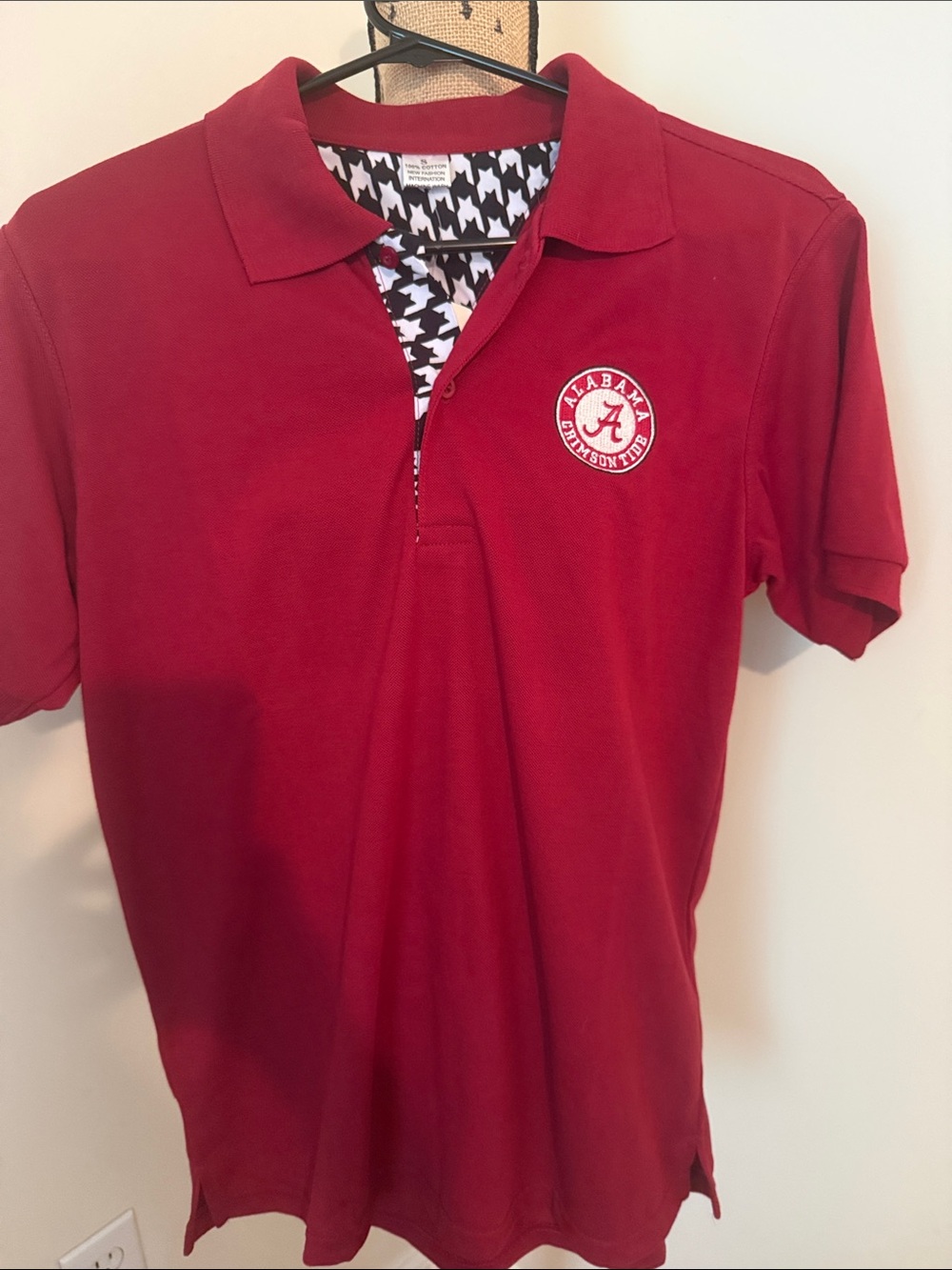Alabama Collegiate Polo Shirt - Crimson Red